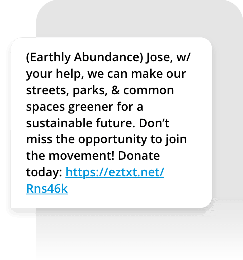 Non profit sms