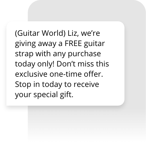 Giveaway Text Message
