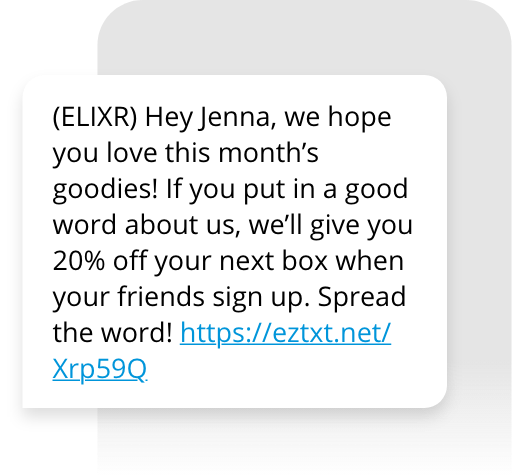 Share Sample Text Message