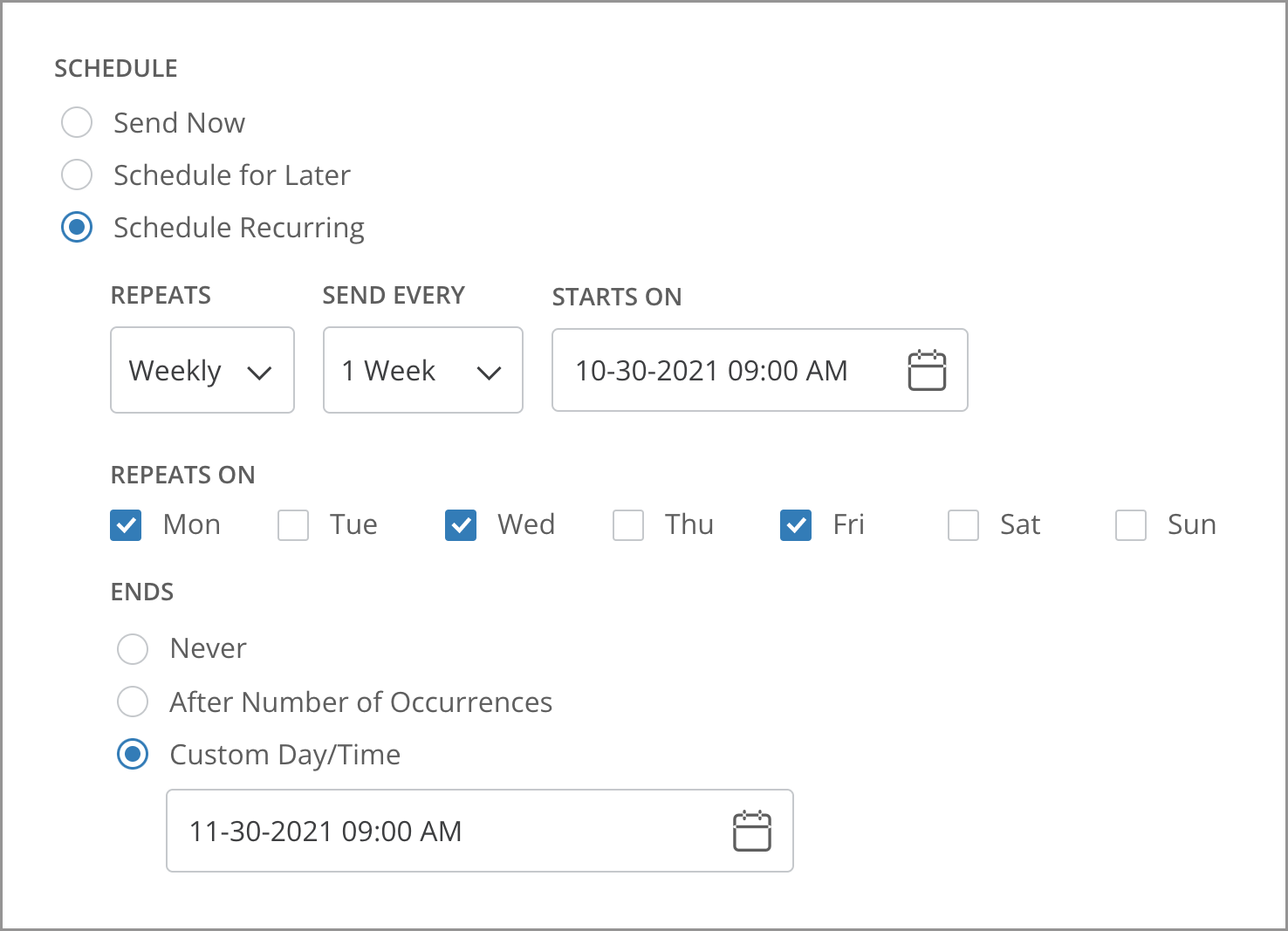 Sample Payment and Billing Reminder Message