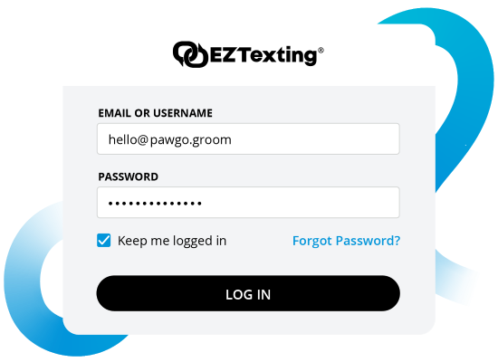 step-1 log into ez texting account