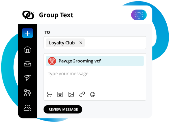 step-3 add to any outgoing message