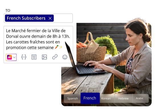 EZ Texting has translations abilities for 6 languages