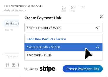Text-to-pay EZ Texting payment links