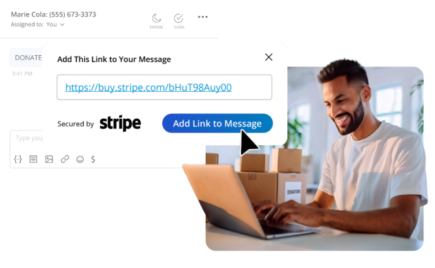 Text to collect donations with EZ Texting