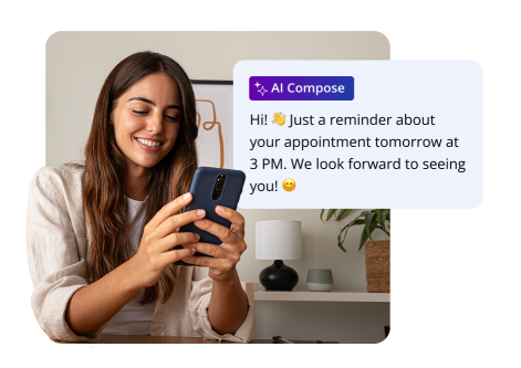Customer notifications with ai compose