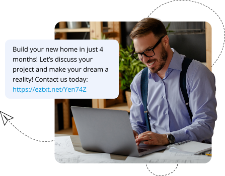 Text promotions for construction