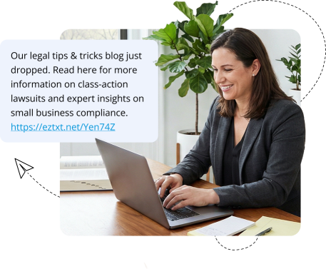 Text promotions for law firms