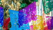 Image of Mexican fiesta flags