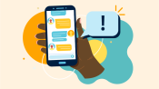 SMS Reminder Concept Illustration