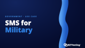 SMS for Military use cases